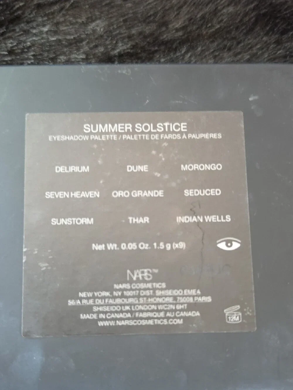 NARS Summer Solstice Gold Radiant Textured Compact